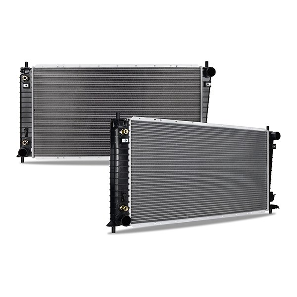 Mishimoto Radiator, 17 Inch Length X 31-7/8 Inch Height X 2-1/4 Inch Depth Core Dimension, Dual Core Rows, Crossflow, Aluminum Core – R2136-AT