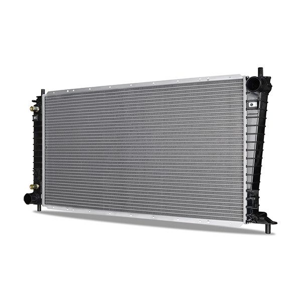 Mishimoto Radiator, 17 Inch Length X 31-7/8 Inch Height X 2-1/4 Inch Depth Core Dimension, Dual Core Rows, Crossflow, Aluminum Core – R2136-AT