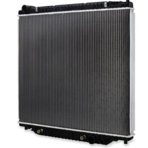 Mishimoto Radiator, 26-1/2 Inch Length X 30-1/4 Inch Height X 2-1/4 Inch Depth Core Dimension, Dual Core Row, Downflow – R2171-AT