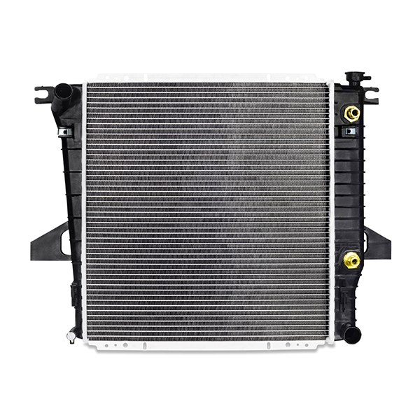 Mishimoto Radiator, 21-1/2 Inch Length X 20 Inch Height X 1 Inch Depth Core Dimension, Single Core Row, Crossflow, Aluminum Core – R2172-AT