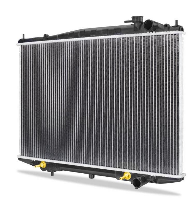 Mishimoto Radiator, 28-1/8 Inch Length X 17.7 Inch Height X 1 Inch Depth Core Dimension, Single Core Row, Downflow – R2215-AT