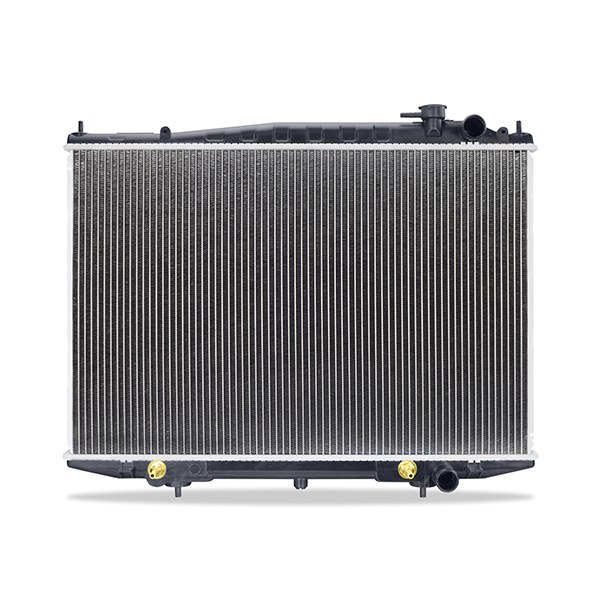 Mishimoto Radiator, 28-1/8 Inch Length X 17.7 Inch Height X 1 Inch Depth Core Dimension, Single Core Row, Downflow – R2215-AT
