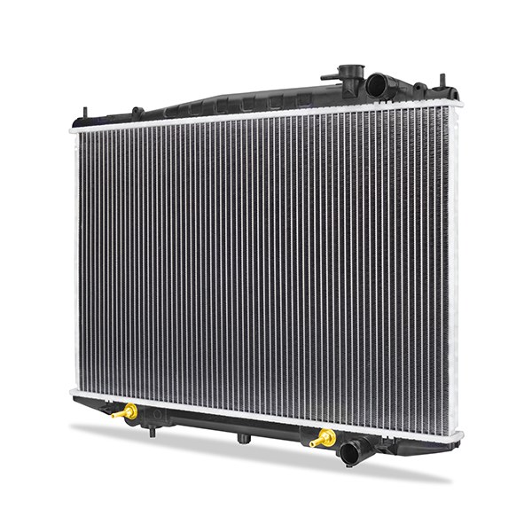 Mishimoto Radiator, 28-1/8 Inch Length X 17.7 Inch Height X 1 Inch Depth Core Dimension, Single Core Row, Downflow – R2215-AT