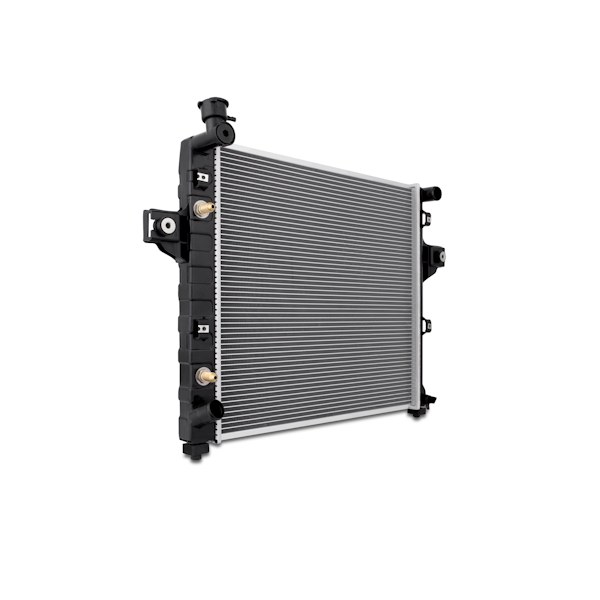 Mishimoto Radiator, Crossflow, Aluminum Core with Plastic Tanks, With Transmission Cooler, Single – R2262