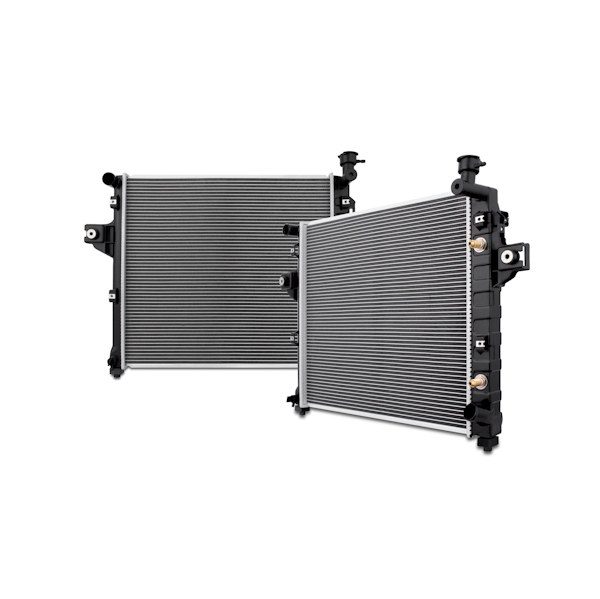 Mishimoto Radiator, Crossflow, Aluminum Core with Plastic Tanks, With Transmission Cooler, Single – R2263
