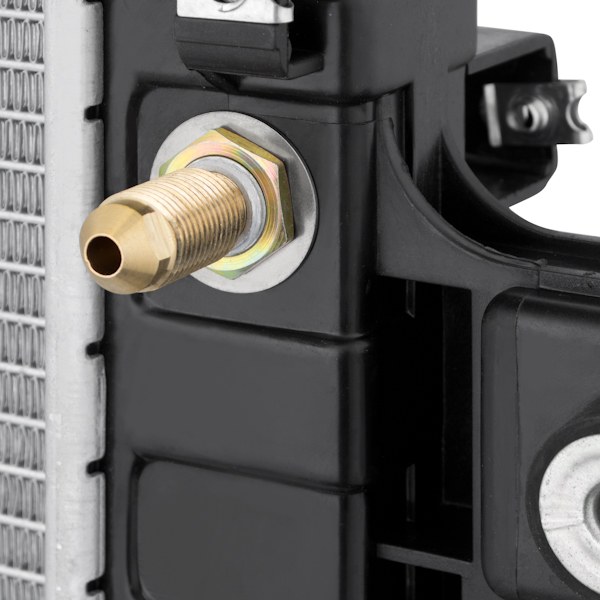 Mishimoto Radiator, Crossflow, Aluminum Core with Plastic Tanks, With Transmission Cooler, Single – R2336