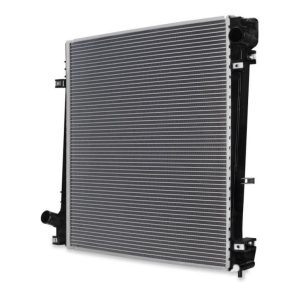 Mishimoto Radiator, 23-13/16 Inch Length X 21-1/4 Inch Height X 1-3/8 Inch Depth Core Dimension, Single Core Row, Crossflow – R2342-MT