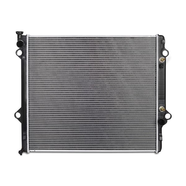 Mishimoto Radiator, 23-1/4 Inch Length X 25-9/16 Inch Height X 1-7/16 Inch Depth Core Dimension, Dual Core Rows, Crossflow, Aluminum Core – R2581-AT