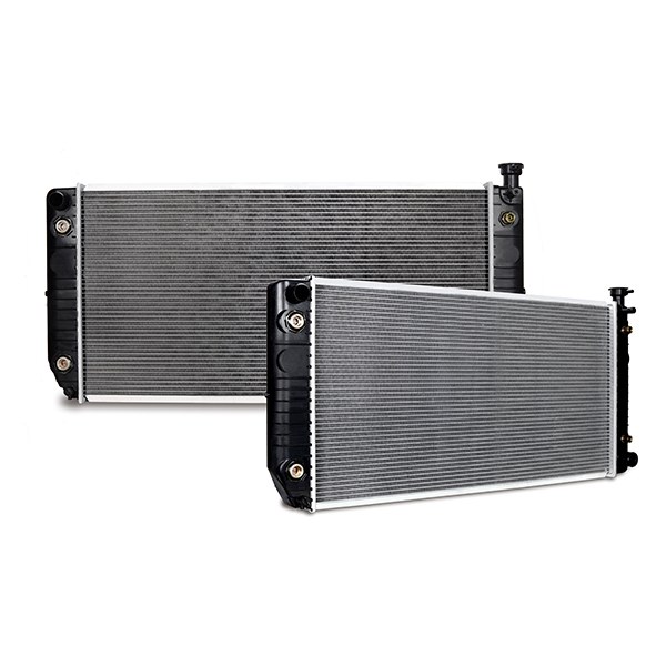 Mishimoto Radiator, 17 Inch Length X 34 Inch Height X 2-1/8 Inch Depth, Four Core Rows, Crossflow, Aluminum Core – R624-AT