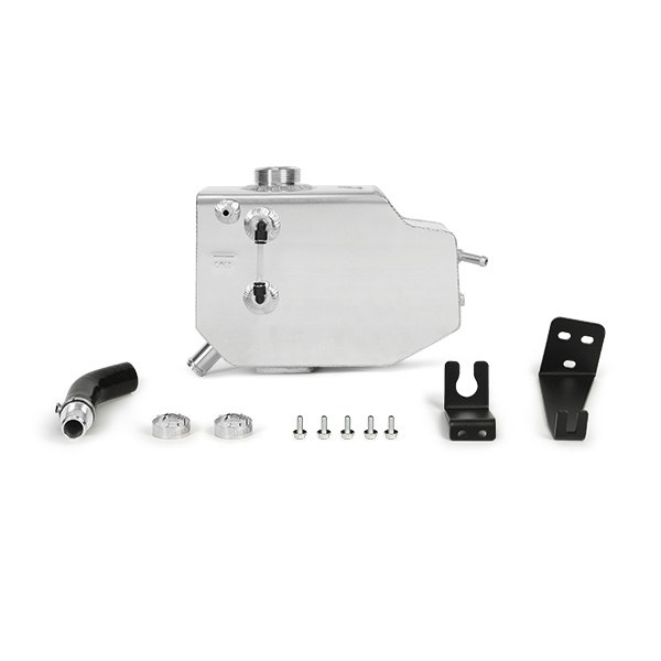 Mishimoto Radiator Overflow Tank, Natural Finish, Aluminum, 6 Quart Fluid Capacity – MMRT-F150-11EN
