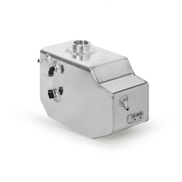 Mishimoto Radiator Overflow Tank, Natural Finish, Aluminum, 6 Quart Fluid Capacity – MMRT-F150-11EN