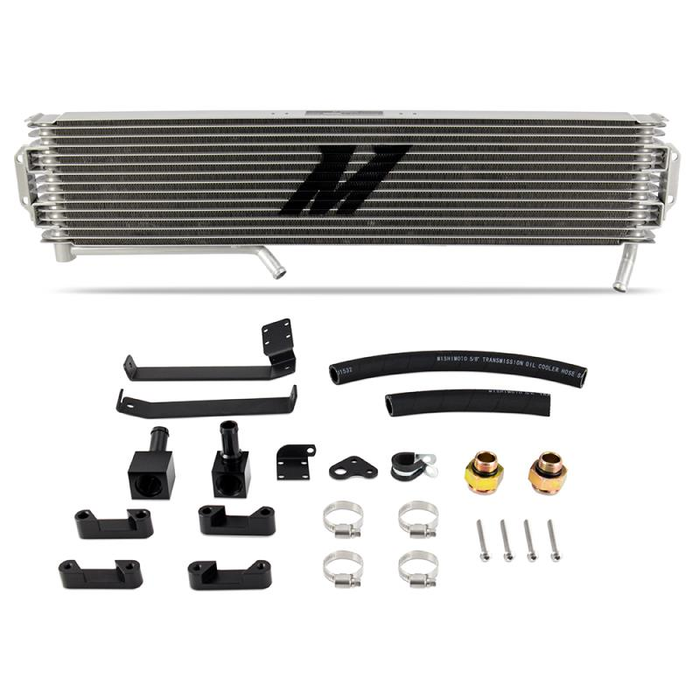 Mishimoto Fluid Cooler, Transmission Fluid, 27.95 Inch Length X 5.78 Inch Height X 1.25 Inch Depth Core Dimension, 13 Row Cooler – MMTC-DMAX-17SL