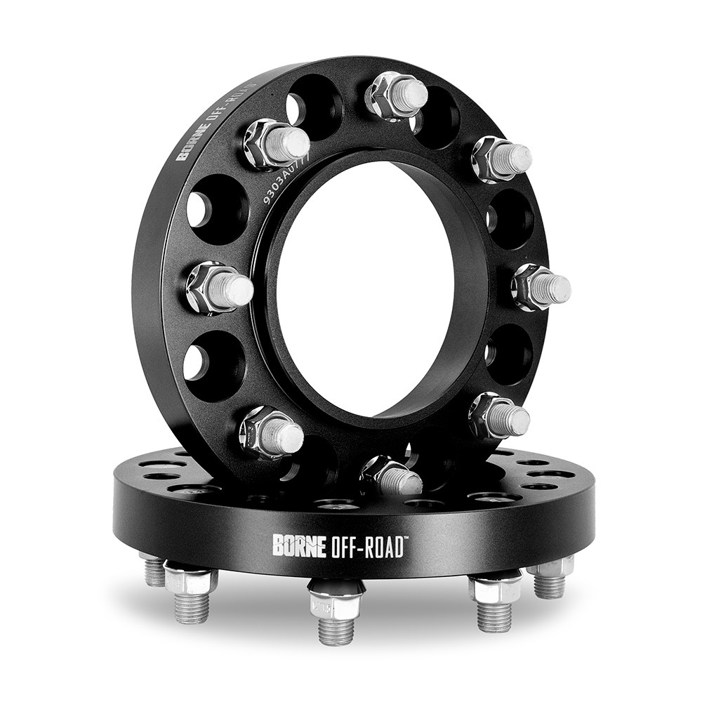Mishimoto Wheel Spacer, 8 X 170 Millimeter Bolt Pattern, 38.1 Millimeter/ 1.5 Inch Thickness, Wheel Stud Mount, Hub Centric Mounting – BNWS-002-381BK