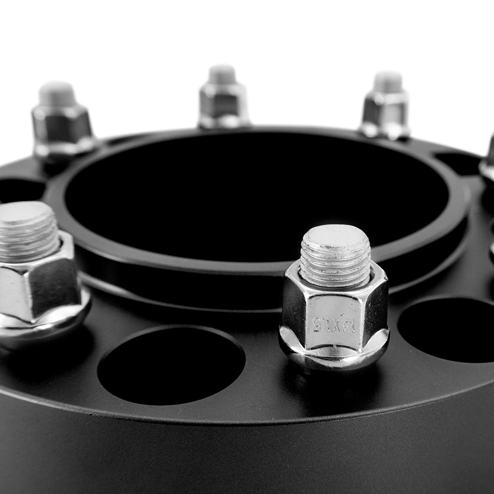 Mishimoto Wheel Spacer, 8 X 170 Millimeter Bolt Pattern, 50 Millimeter/ 2 Inch Thickness, Wheel Stud Mount, Hub Centric Mounting – BNWS-002-500BK