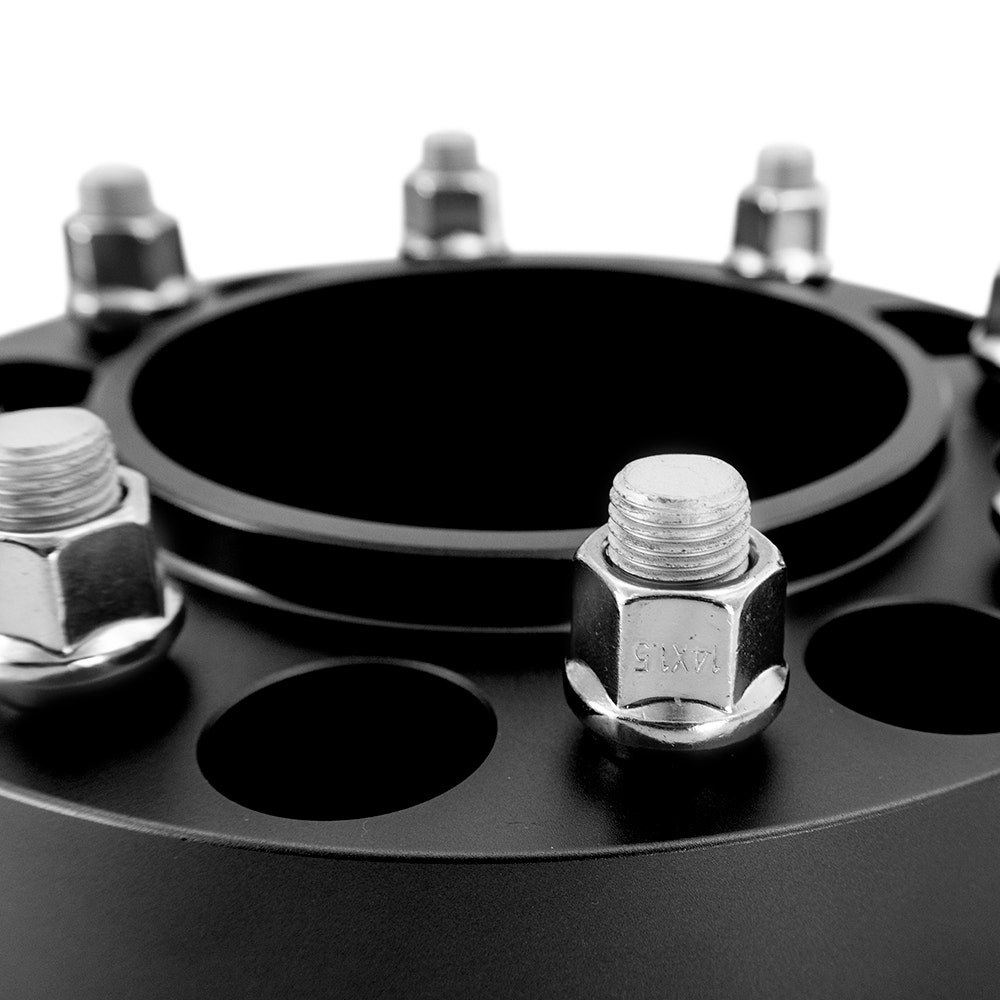 Mishimoto Wheel Spacer, 6 X 139.7 Millimeter/ 6 X 5.50 Inch Bolt Pattern, 25 Millimeter/ 1 Inch Thickness, Wheel Stud Mount – BNWS-005-250BK