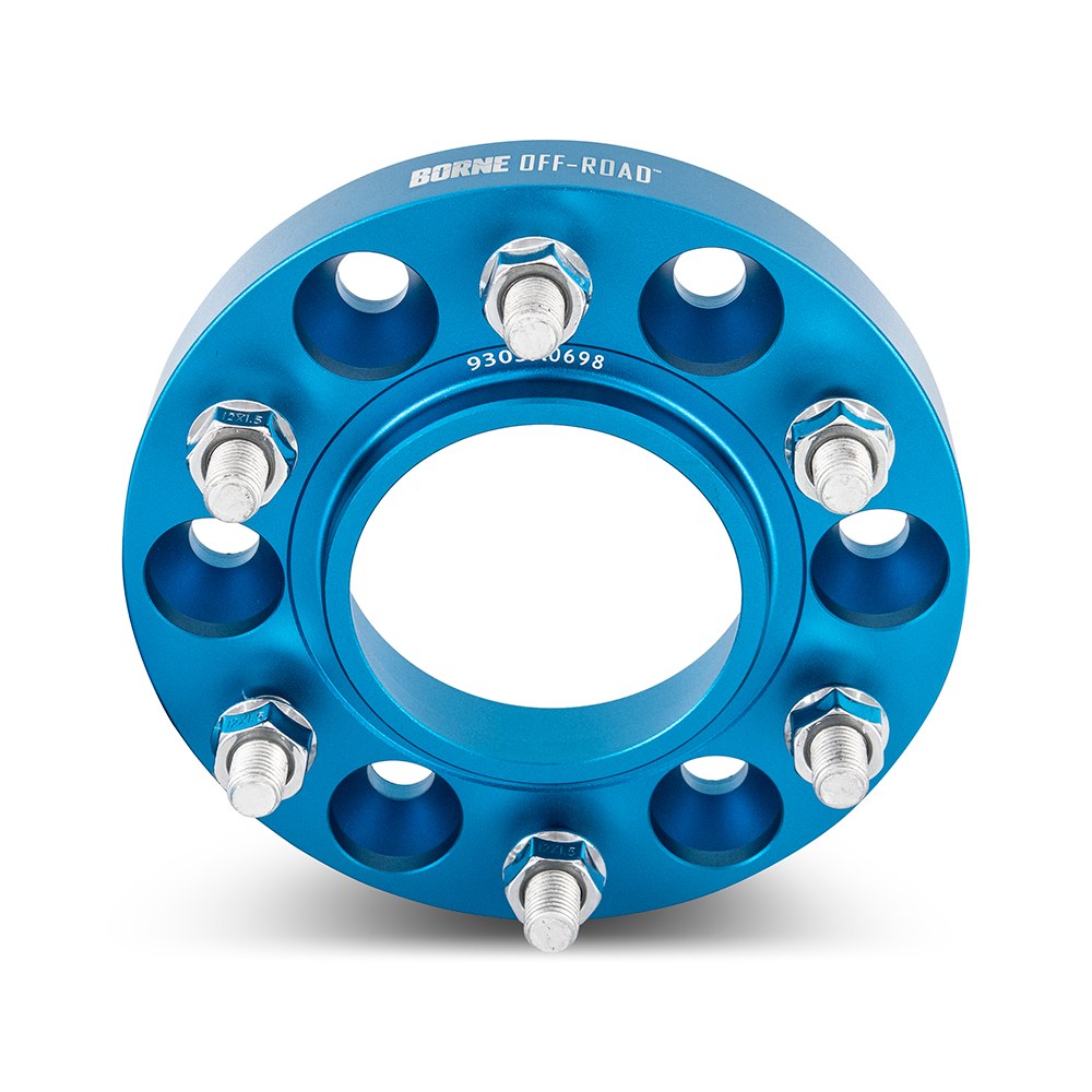 Mishimoto Wheel Spacer, 8 X 170 Millimeter Bolt Pattern, 25 Millimeter/ 1 Inch Thickness, Wheel Stud Mount, Hub Centric Mounting – BNWS-005-250BL