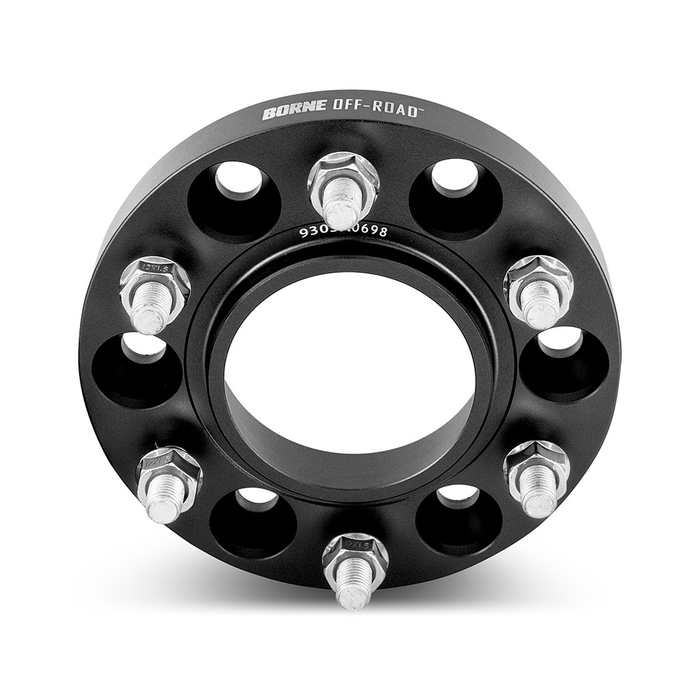 Mishimoto Wheel Spacer, 6 X 139.7 Millimeter Bolt Pattern, 38.1 Millimeter/ 1.5 Inch Thickness, Wheel Stud Mount – BNWS-005-381BK