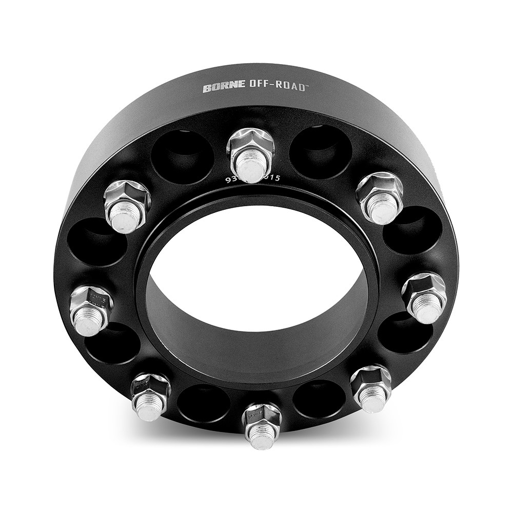 Mishimoto Wheel Spacer, 8 X 165.1 Millimeter Bolt Pattern, 50 Millimeter/ 2 Inch Thickness, Wheel Stud Mount, Hub Centric Mounting – BNWS-006-500BK