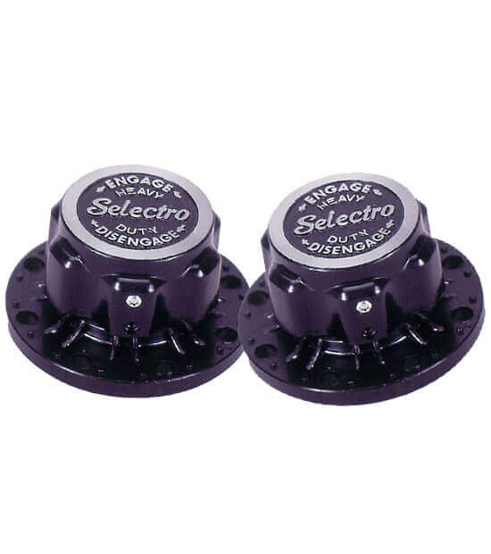 Milemarker Locking Hub, Selectro, Manual, 30 Spline, 8 Bolt Count, Set of 2 – 11034-01