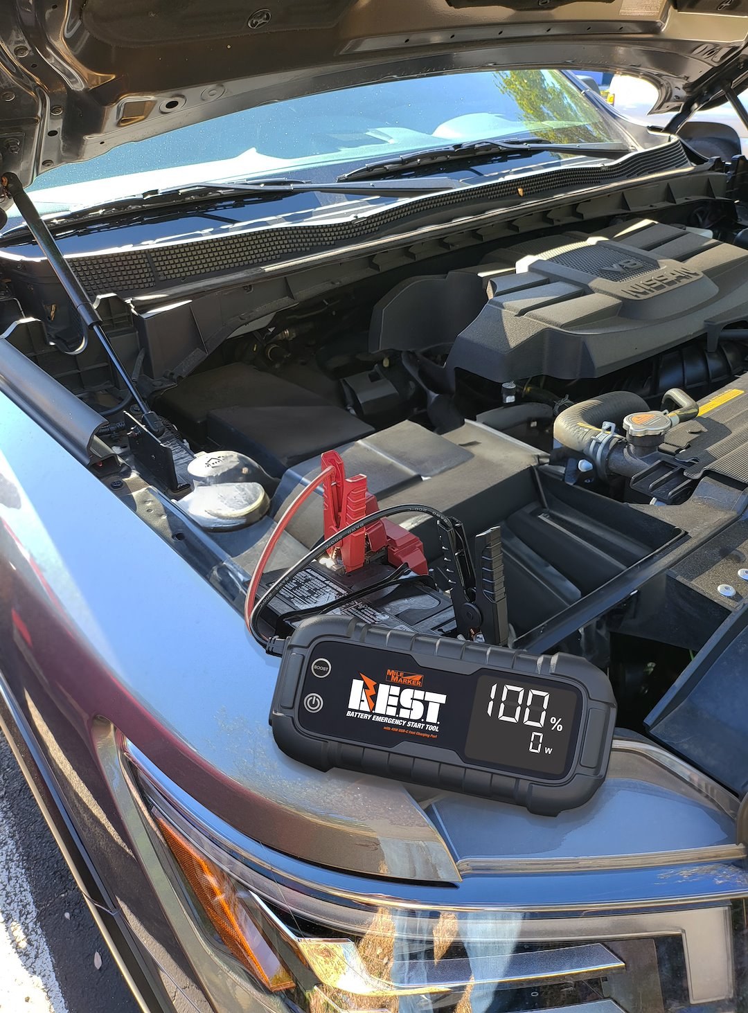 Milemarker Battery Portable Jump Starter, B.e.s.t., Use to Start Vehicles/ Power Electronics/ Charging Mobile Devices – 32001