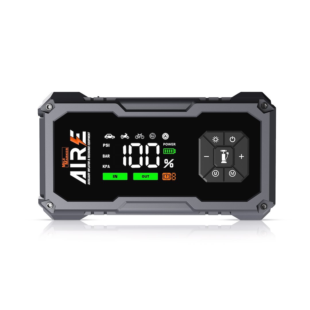 Milemarker Battery Jump Starter, Aire, Provide Auxiliary Power to Start a Vehicles/ Power Electronics and Charging Mobile Devices – 32014
