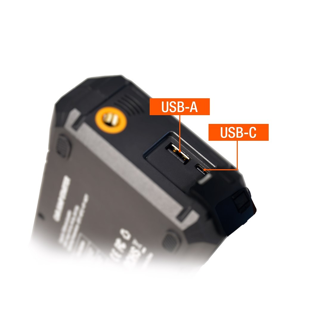 Milemarker Battery Jump Starter, Aire, Provide Auxiliary Power to Start a Vehicles/ Power Electronics and Charging Mobile Devices – 32014