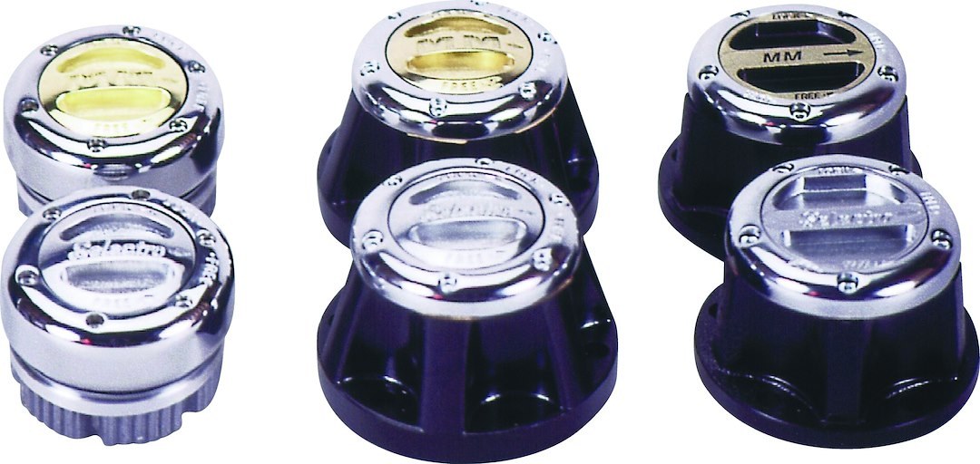 Milemarker Locking Hub, Supreme, Manual, 26 Spline, 6 Bolt Count, Set of 2 – 436