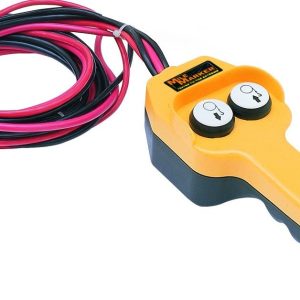 Milemarker Winch Remote Hand Held Controller, For PE2000 Winch, Hard Wired, 8 Foot Connector Cable, Yellow – 76-50100-20