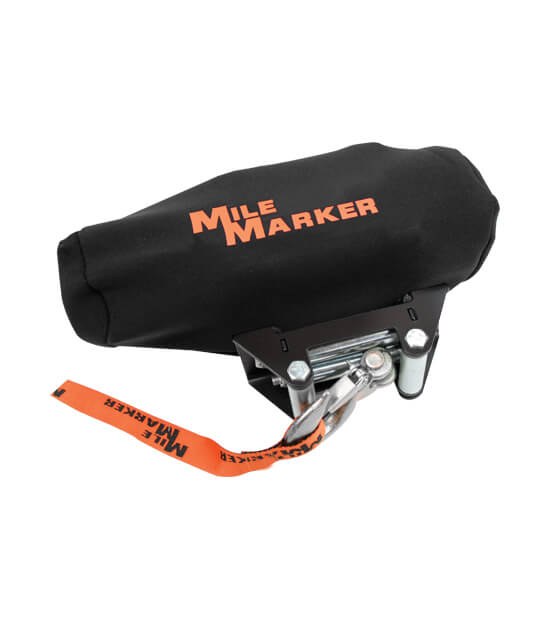 Milemarker Winch Cover, Fits 2500 and 3500 Pound Winches, Neoprene – 8505