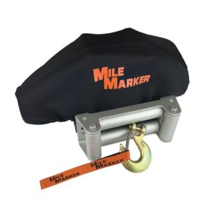 Milemarker Winch Cover, Fits 8000 to 12000 Pound Winches, Neoprene – 8506