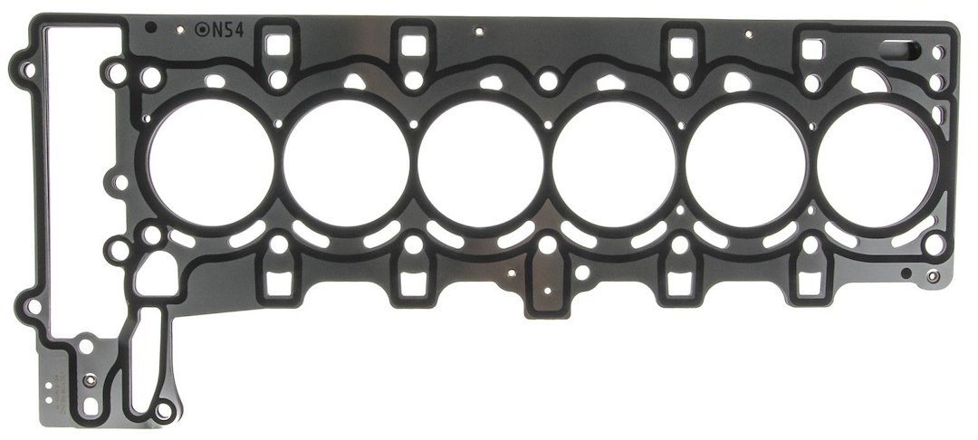 Clevite 77 Cylinder Head Gasket, 3.30 Inch Cylinder Bore Diameter, Multi-Layered Steel, 0.09 Inch Compressed Thickness, Single – 55003