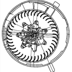 Clevite 77 Heater Fan Motor, Behr®, Without Integrated Regulator, With Cage – AB 148 000P