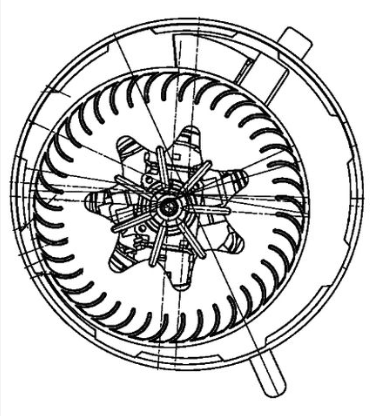 Clevite 77 Heater Fan Motor, Behr®, Without Integrated Regulator, With Cage – AB 148 000P