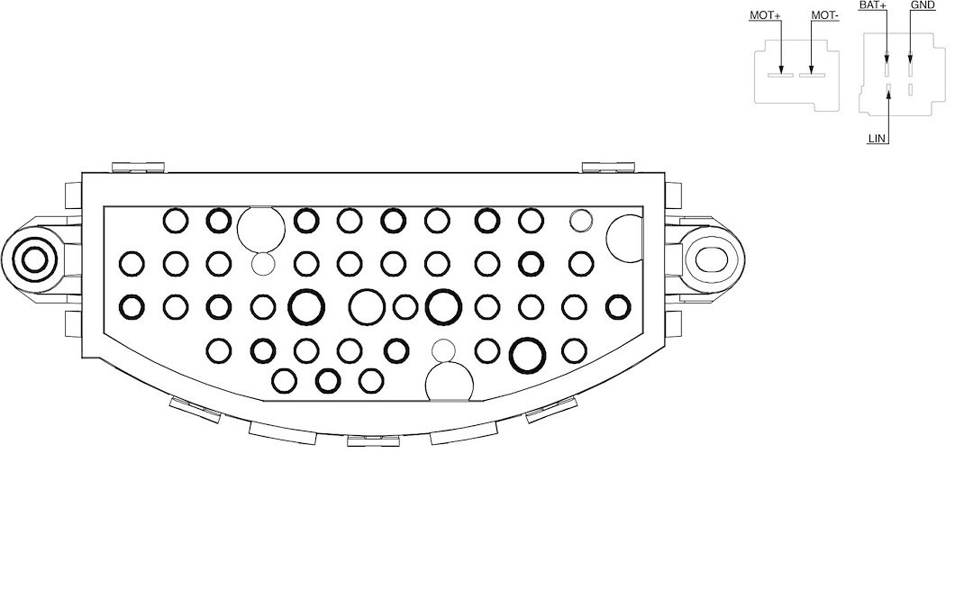 Clevite 77 Heater Fan Motor Resistor, Behr® – ABR 22 000S