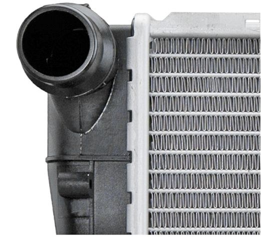 Clevite 77 Radiator, Behr®, Glass Fiber-Reinforced Polyamide Tank/ Aluminum Core, With Brazed Cooling Fins – CR 458 000P
