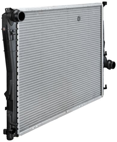 Clevite 77 Radiator, Behr®, Glass Fiber-Reinforced Polyamide Tank/ Aluminum Core, With Brazed Cooling Fins – CR 458 000P