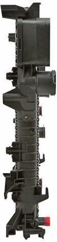 Clevite 77 Radiator, Behr®, Glass Fiber-Reinforced Polyamide Tank/ Aluminum Core, With Mechanically Jointed Cooling Fins – CR 512 000P