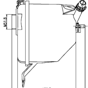 Clevite 77 Coolant Reservoir, Behr® – CRT 205 000S