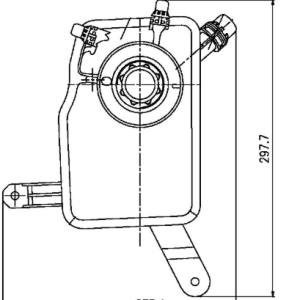 Clevite 77 Coolant Reservoir, Behr® – CRT 205 000S