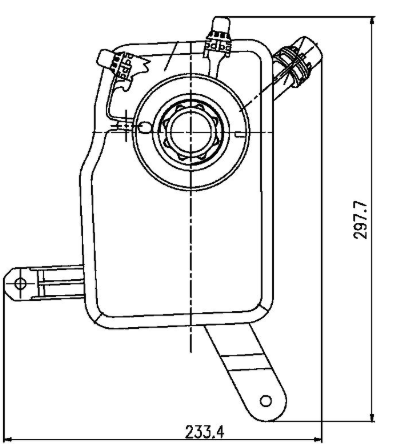 Clevite 77 Coolant Reservoir, Behr® – CRT 205 000S