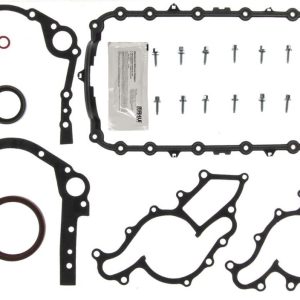 Clevite 77 Engine Gasket Set, Set of 8, With Timing Cover Gaskets/ Water Pump Gasket/ Rear Main Seal/ Oil Pan Gasket/ Miscellaneous Gaskets – CS5891