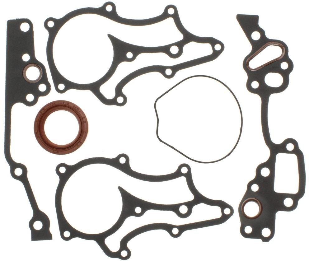 Clevite 77 Timing Cover Gasket Set, Beaded Paper, Set of 5, With Water Pump Gasket/ Oil Pump Gasket – JV1021