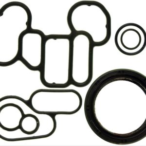 Clevite 77 Timing Cover Gasket Set, Rubber, Set of 6, With Oil Filter Adapter Gasket – JV5087