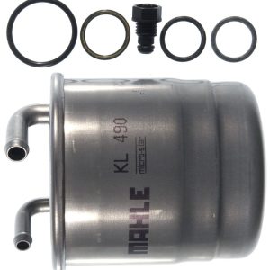 Clevite 77 Fuel Filter, IN-Line, Gasoline, Natural, Steel, Single – KL 490D