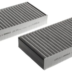 Clevite 77 Cabin Air Filter, Disposable, Carbon Activated Paper, 10 Inch Length X 1.57 Inch Width X 5.2 Inch Height, Set of 2 – LAK 878/S