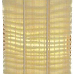 Clevite 77 Air Filter, Disposable, Yellow, Paper Element, Rectangular, 10.6 Inch Length X 8.6 Inch Width X 1.47 Inch Height – LX 2076/1