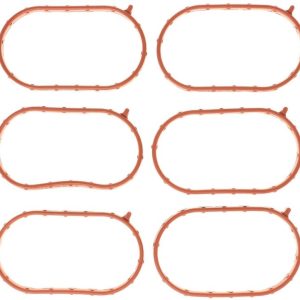 Clevite 77 Intake Manifold Gasket, Molded Rubber, Set of 6 – MS20318