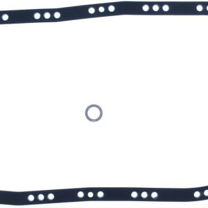 Clevite 77 Oil Pan Gasket, Molded Rubber, 0.11 Inch Thickness, 57 Bolt Holes, With Oil Pan Drain Plug Gasket – OS32101