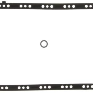 Clevite 77 Oil Pan Gasket, Molded Rubber, 0.12 Inch Thickness, 46 Bolt Holes, With Oil Pan Drain Plug Gasket – OS32232