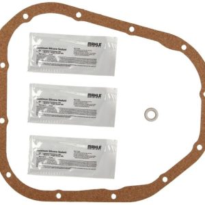 Clevite 77 Oil Pan Gasket, Cork Rubber, 0.05 Inch Thickness, 12 Bolt Holes, With Rtv Sealant/ Oil Drain Pan Plug Gasket – OS32237